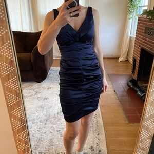 Ruched Bodycon Mini Dress